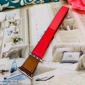 For Apple Watch 3 Tone Double Tour Leather Band